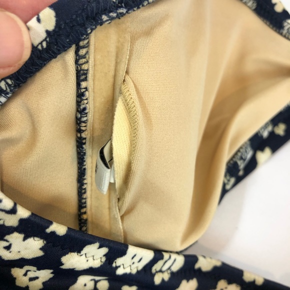 J. Crew 3-Piece Flowered Bikini Swimsuit XXS, XS - Picture 8 of 13